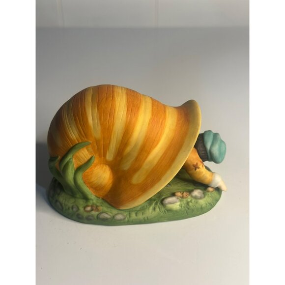 VTG 1986 Franklin-Mint Tom-Thumb Snail 3.5" Maggie-Murphy Porcelain Decor Figure - Picture 3 of 6